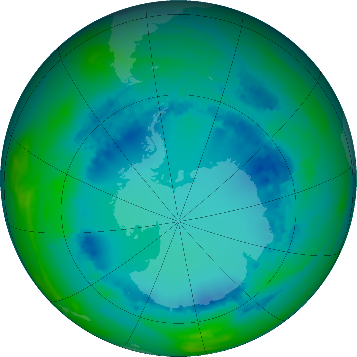 Ozone Map 2003-08-03